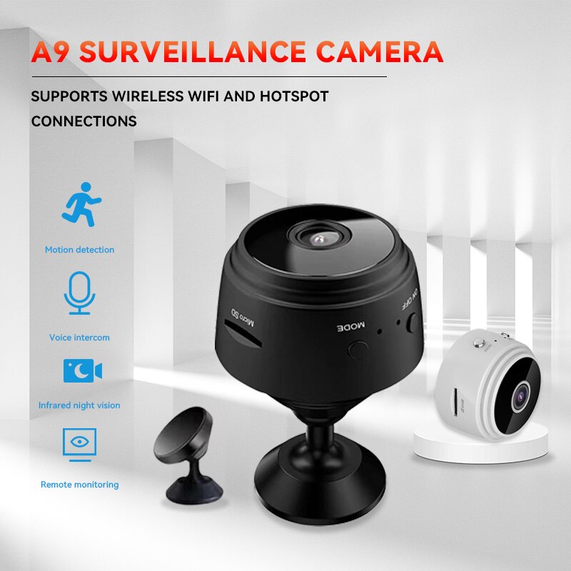 WiFi Mini Camera HD 1080p Wireless Video Recorder Voice Recorder Security Monitoring Camera Smart Home For Infants And Pets