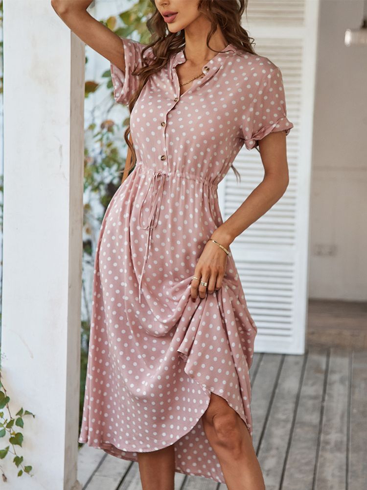 Women Casual Midi Holiday Summer Dress