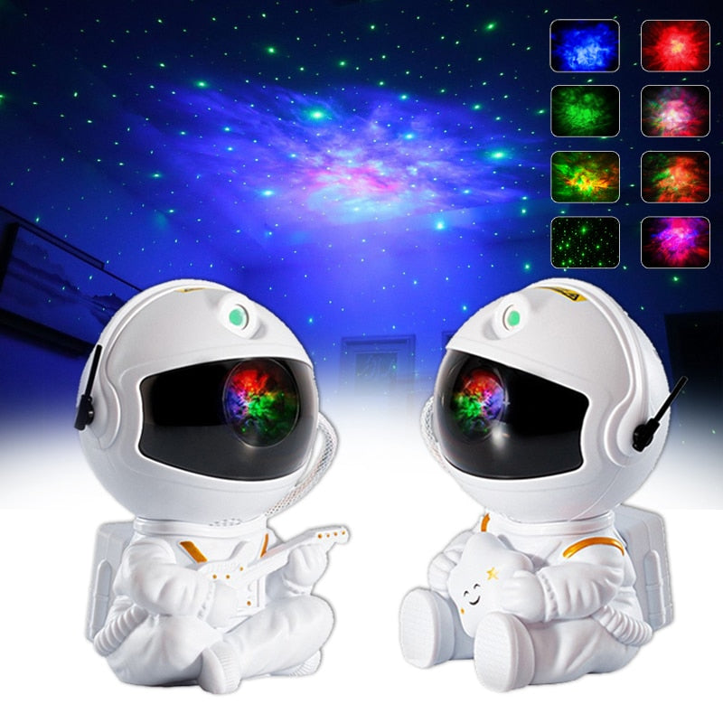 Astronaut Nebula Projector Star light Galaxy light Water Wave LED Multicolour Projector Light led Galaxy Night Light  kids gift