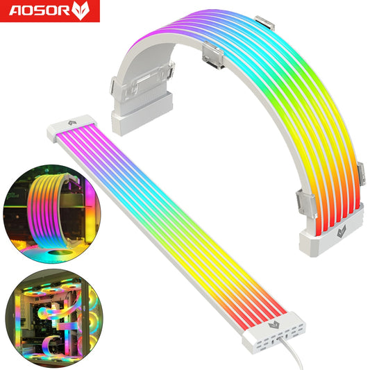 COOLMOON RGB 24PIN Motherboard Extension Cord