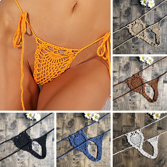 Mini Micro G-strings Thongs Sexy Crochet Bikini Bottom