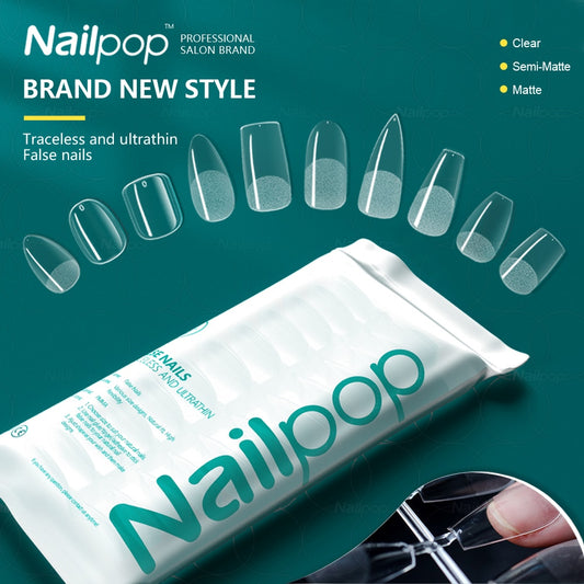 NAILPOP 120pcs False Nails Tips for Extension Manicure Tool