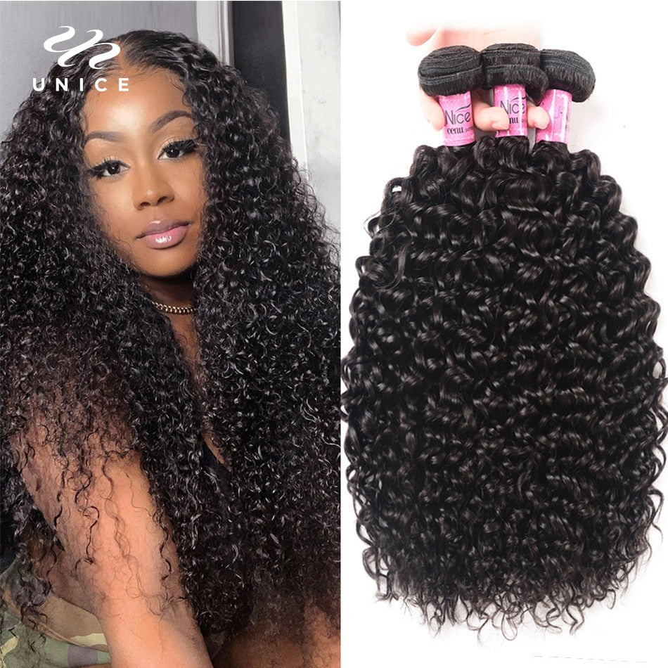 100% Curly Weave Human Hair Bundles Remy Hair 8-26" Brazilian Hair Weave Bundles Natural Color 10A 3/4 Bundles Deal