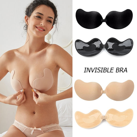 1PC Self Adhesive Strapless Breast Petals Invisible Cover Pad Underwear