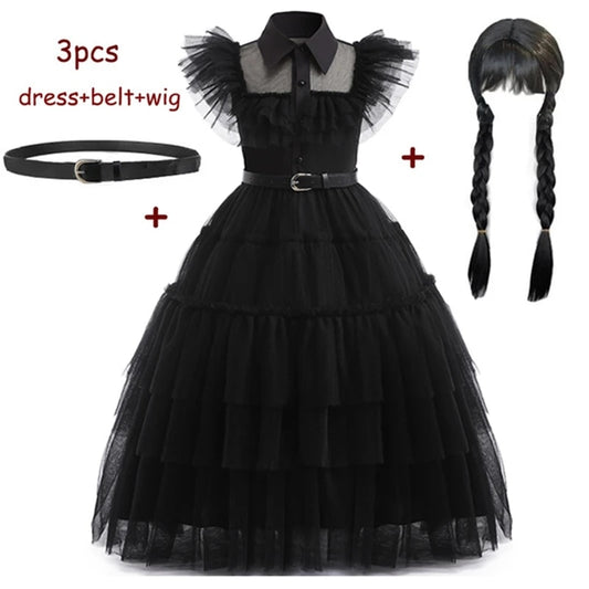 Girls Mesh Party Dresses For Carnival And Halloween